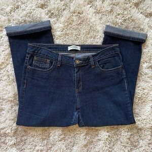 Adorable Retro Dark Denim‎ Blue Jeans